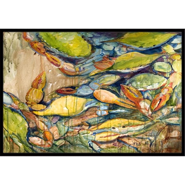 Carolines Treasures Jubilee Blue Crab Indoor and Outdoor Mat- 24 x 36 in. JMK1102JMAT - main